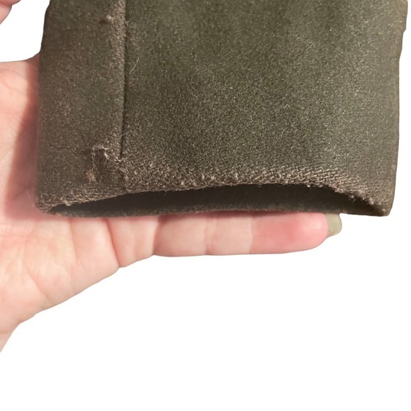 ALLSAINTS Chocolate Brown Wool Blend Jax Jacket w/Pockets - Picture 9 of 9